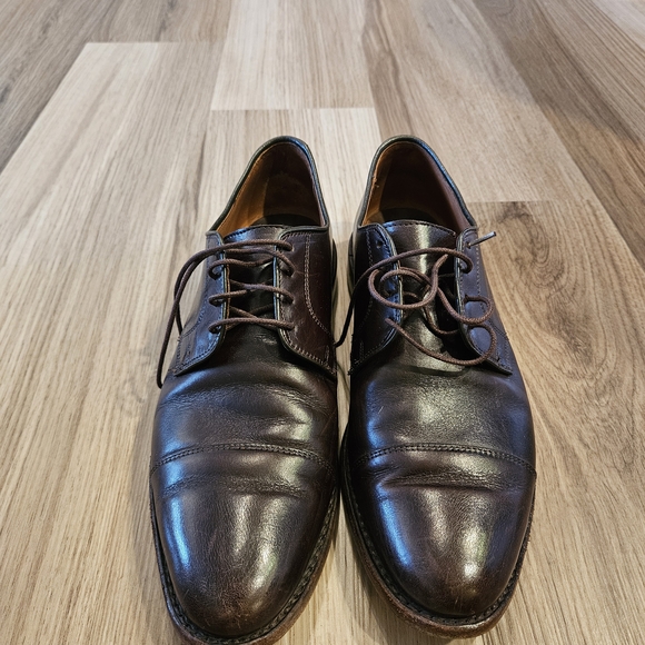 Allen Edmonds Brown Cap Toe Leather Oxfords